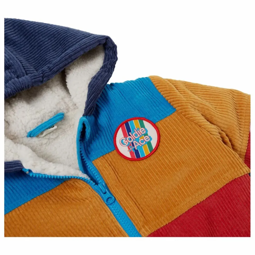 Blouson Retro Velours Côtelé | Bleu marine