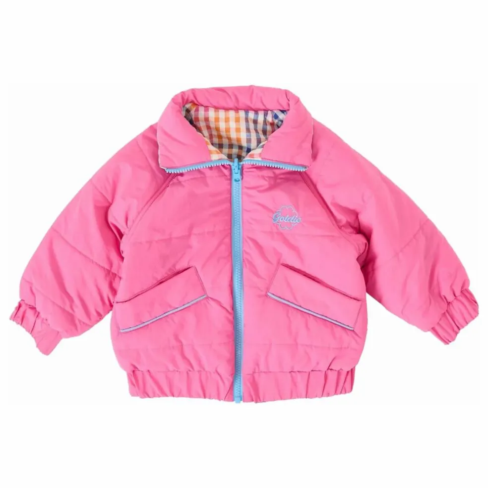 Blouson Réversible Rainbow Gingham | Rose