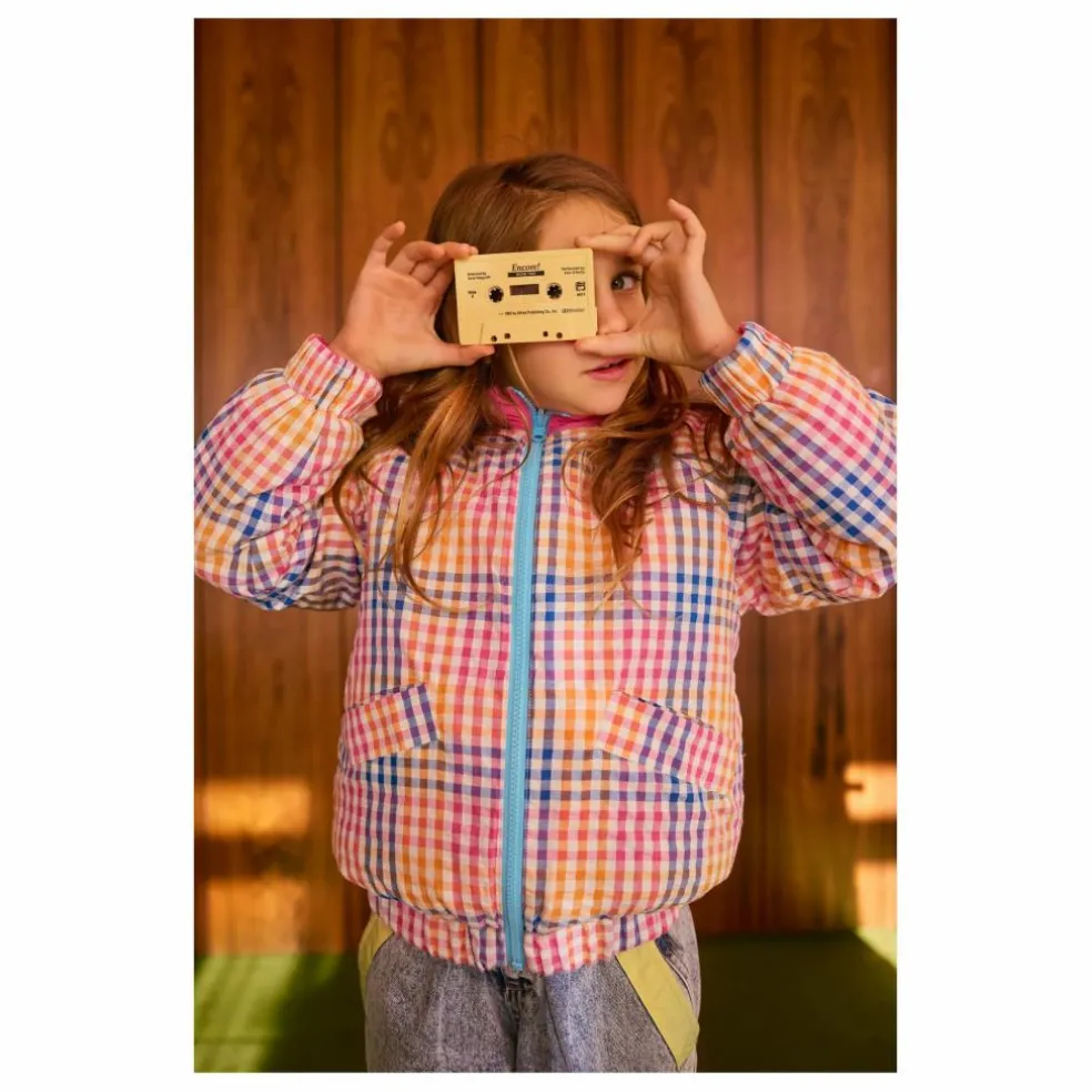 Blouson Réversible Rainbow Gingham | Rose