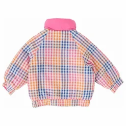 Blouson Réversible Rainbow Gingham | Rose