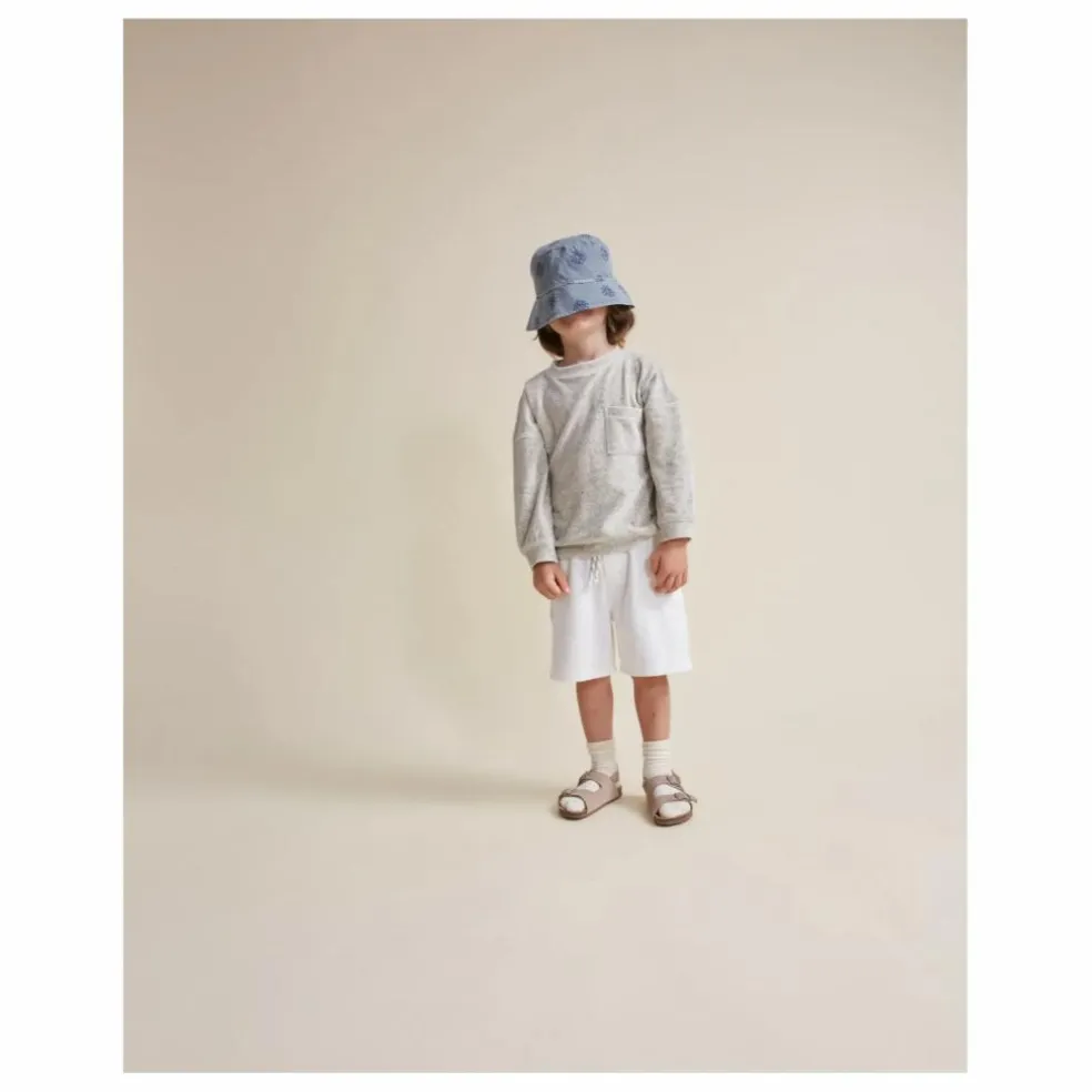 Bob Batik Coton Bio | Bleu gris