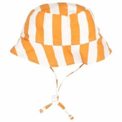 Bob Rayures Bébé Coton Bio | Abricot