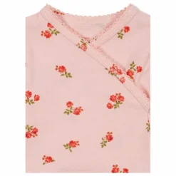 Body Cache Coeur Fleuri Coton Bio | Rose pâle