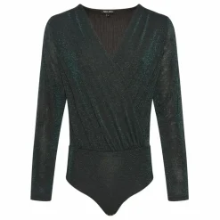 Body Cache-Cœur en Glitters | Bleu Vert