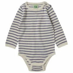Body Côtelé Marinière Maille Extra Fine Laine Mérinos | Violet