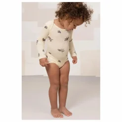 Body Côtelé Woody Mûres Coton Bio | Ecru