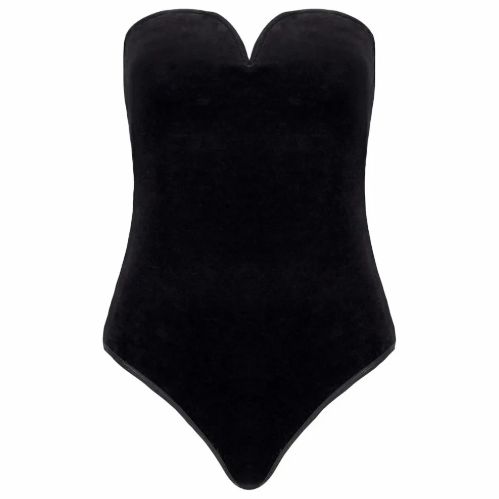 Body Diana Velours | Noir