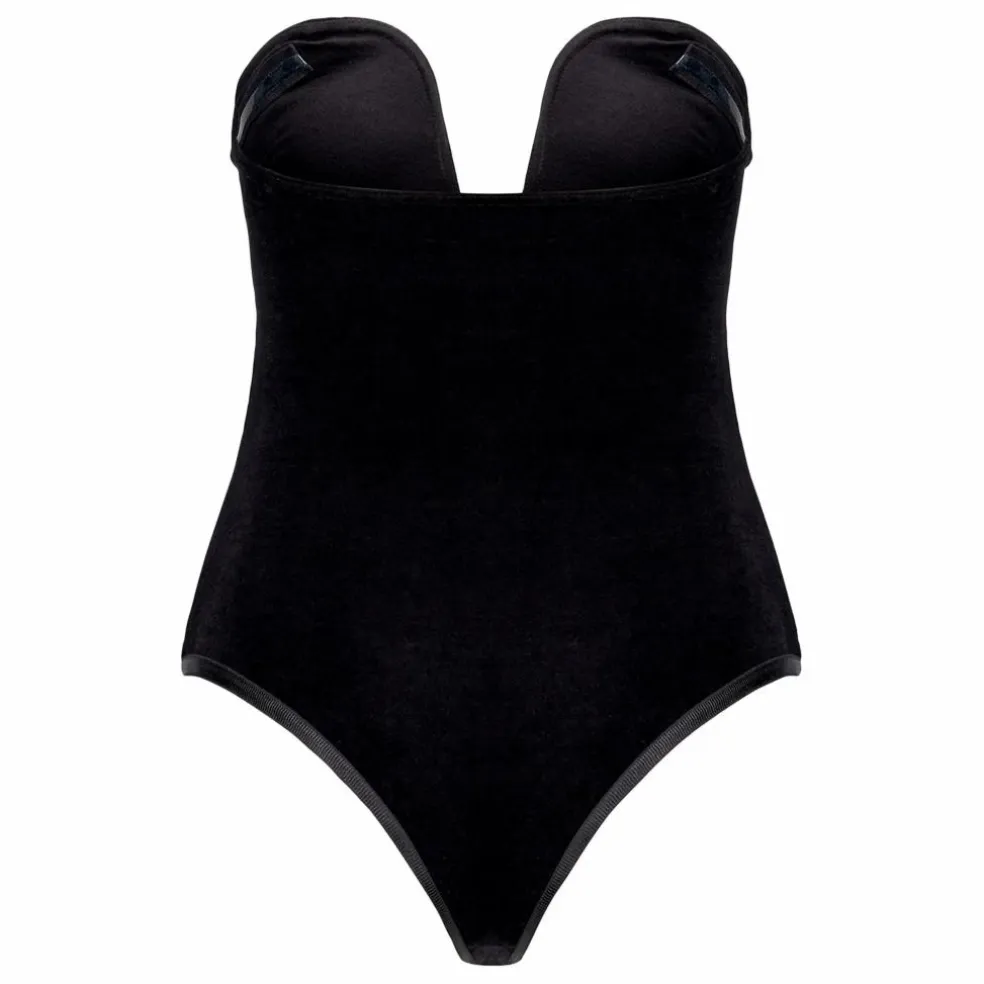 Body Diana Velours | Noir