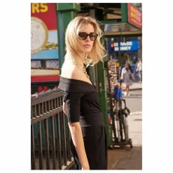 Body Gabrielle Velours | Noir