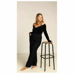 Body Gabrielle Velours | Noir