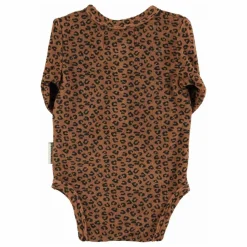 Body Léopard Eponge Coton Bio | Brun
