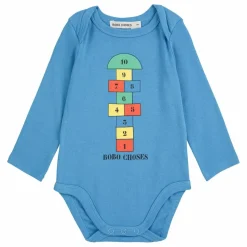 Body Marelle Coton Bio | Bleu