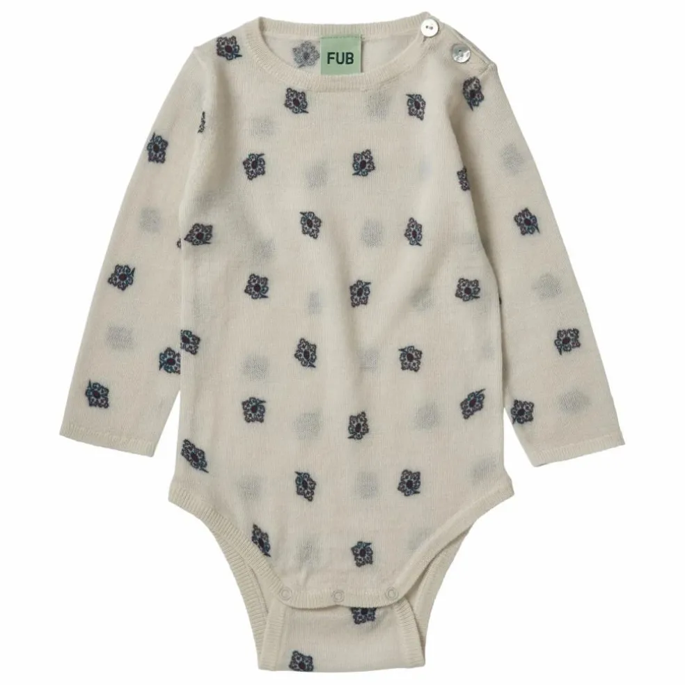 Body Paisley Maille Extra Fine Laine Mérinos | Ecru