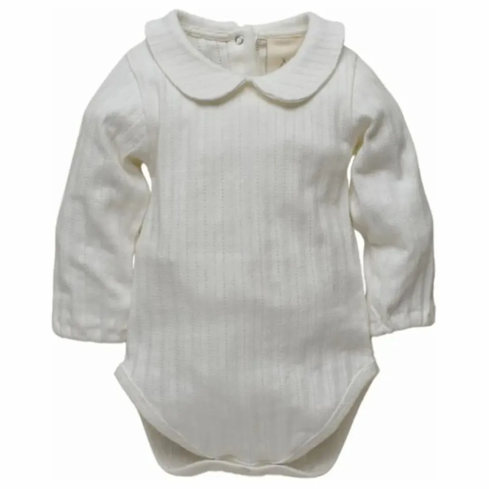 Body Pia Coton Bio | Blanc
