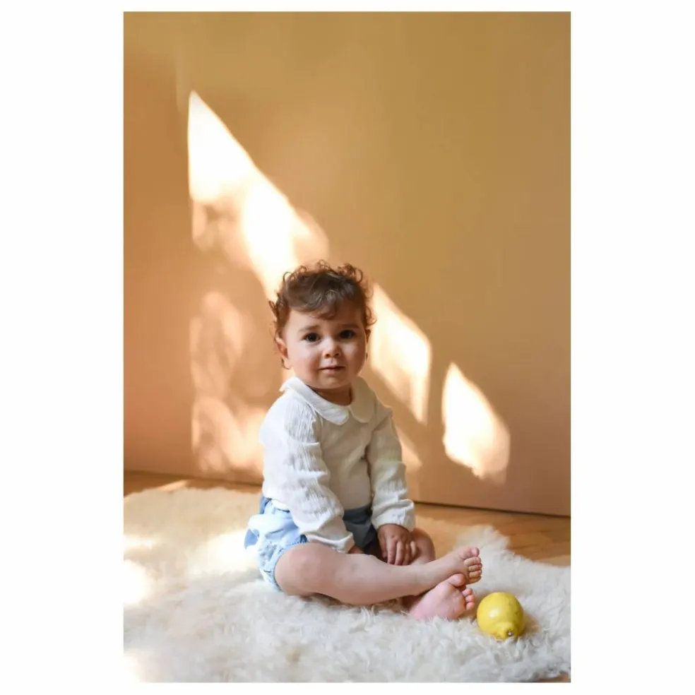 Body Pia Coton Bio | Blanc