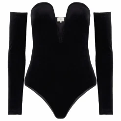 Body Picante Velours | Noir