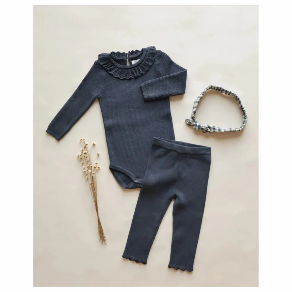 Body Pointelle | Bleu marine