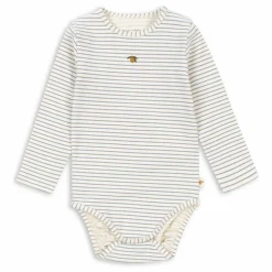 Body Rayé Coton Bio | Ecru