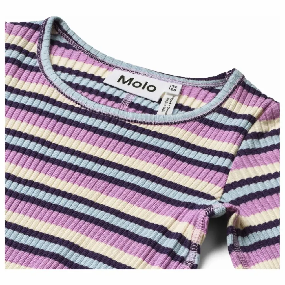 Body Rochelle Cosmic Rayé Coton Bio | Violet