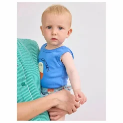 Body Sans Manches Bobo Coton Bio | Bleu