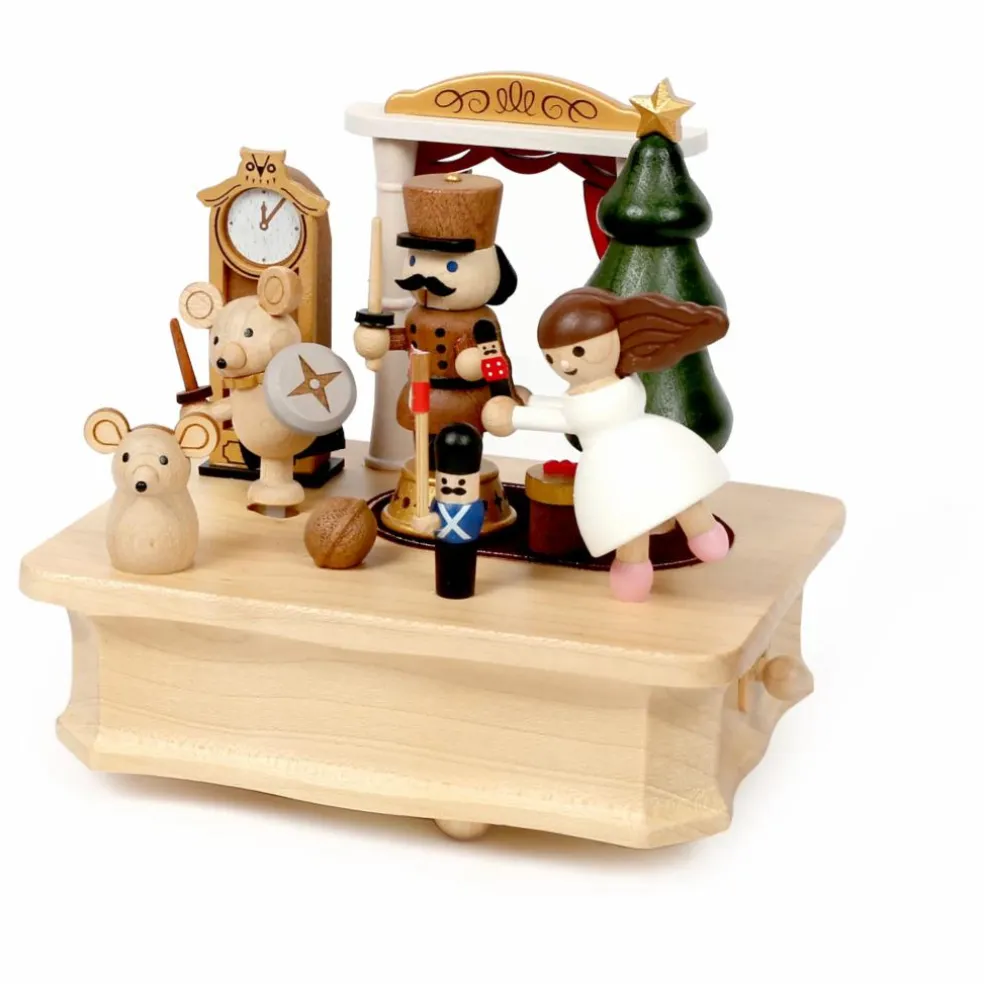 Boite à musique en bois Casse Noisette