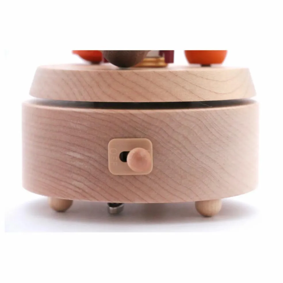 Boite à musique en bois Fusée