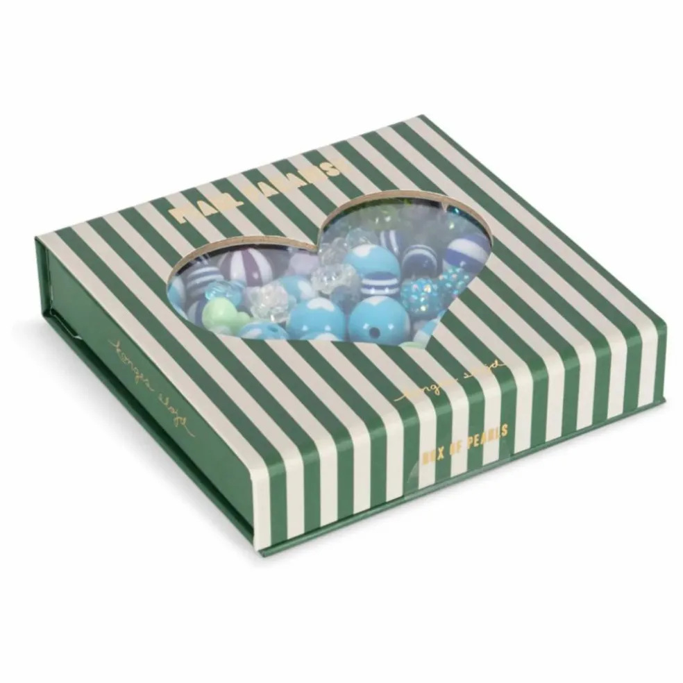 Boite de perles | Bleu