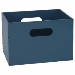 Boite de rangement en bois | Bleu