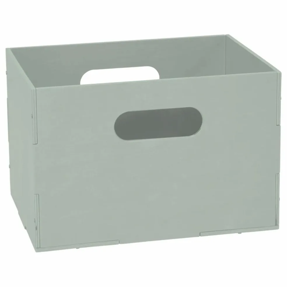 Boite de rangement en bois | Vert olive