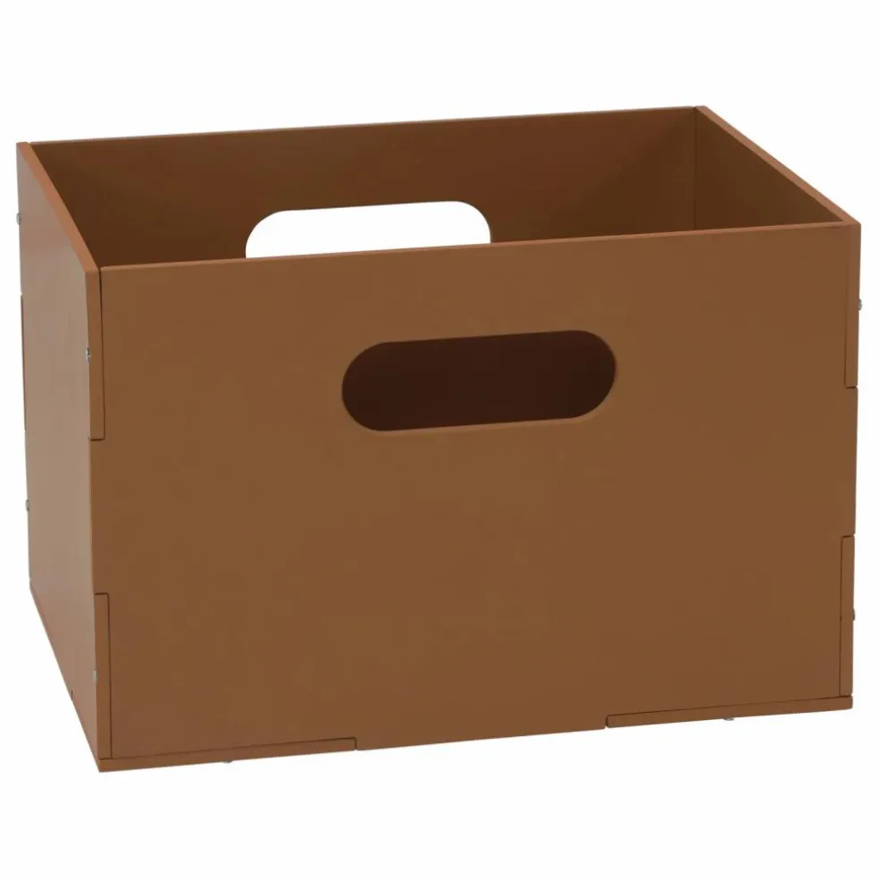 Boite de rangement en bois | Brun