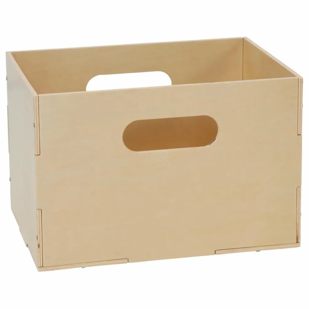 Boite de rangement en bois | Bois clair