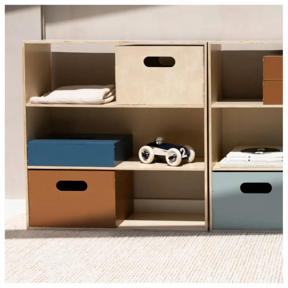Boite de rangement en bois | Bois clair