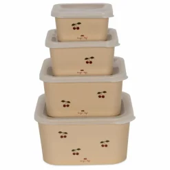 Boites de conservation Cherry - Set de 4 | Blush