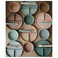 Bol en silicone | Vert sapin