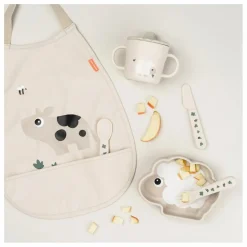 Bol silicone avec ventouse Sheepy | Sable