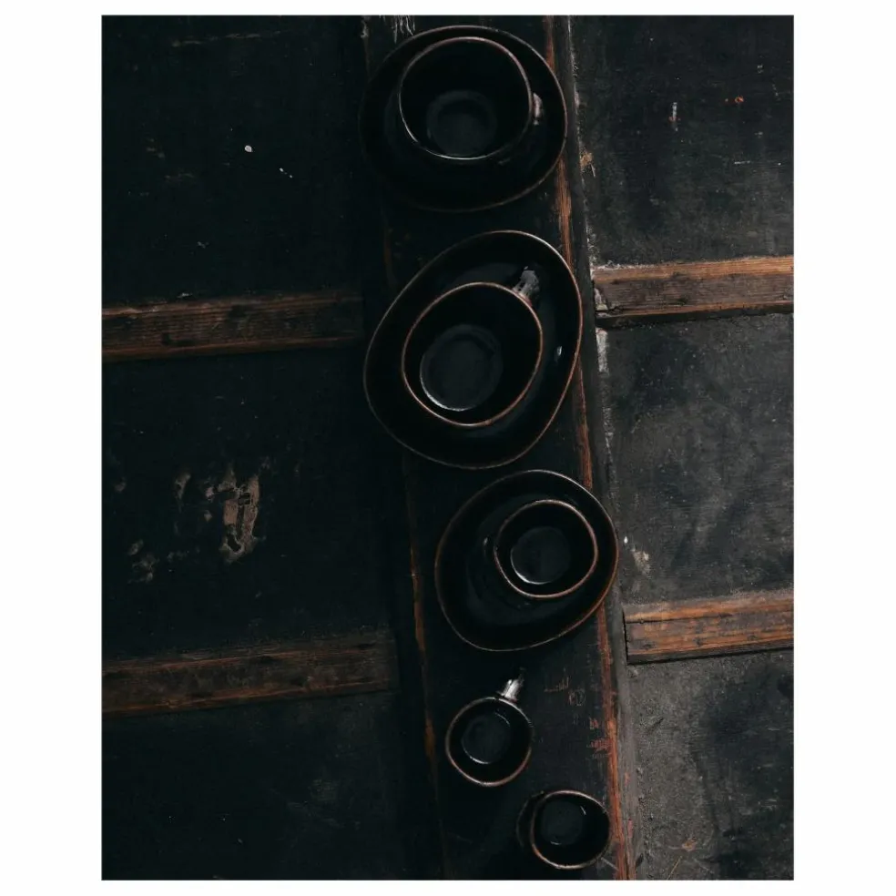 Bols Out of lines, Uncharted - Set de 2 | Marron