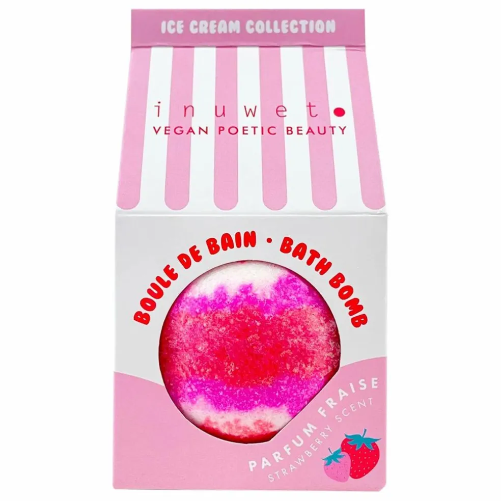 Bombe de bain Ice cream fraise - 120 g