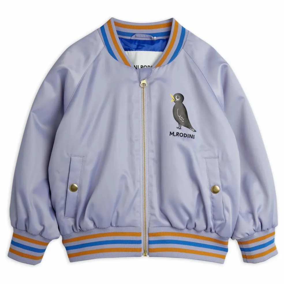Bomber Birds Fibres Recyclées | Lilas