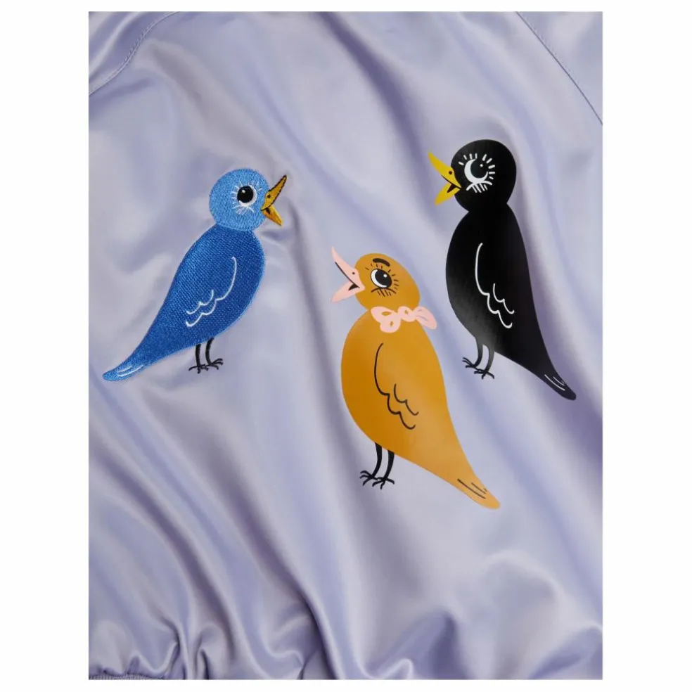 Bomber Birds Fibres Recyclées | Lilas