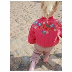 Bomber Juno Fleuri | Rose fuschia