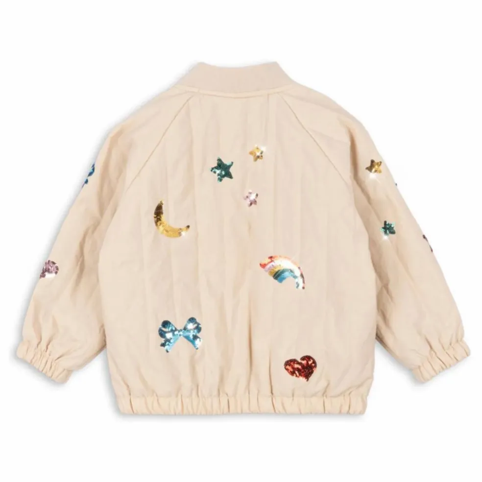 Bomber Juno Sequin | Beige