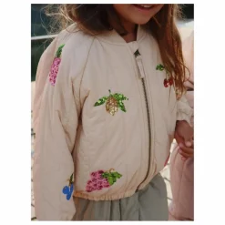 Bomber Sequins Juno Fruits | Ecru