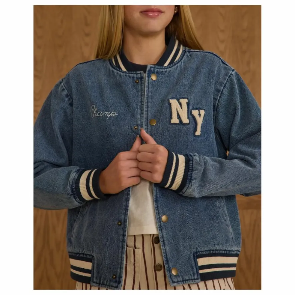 Bomber Varsity | Denim