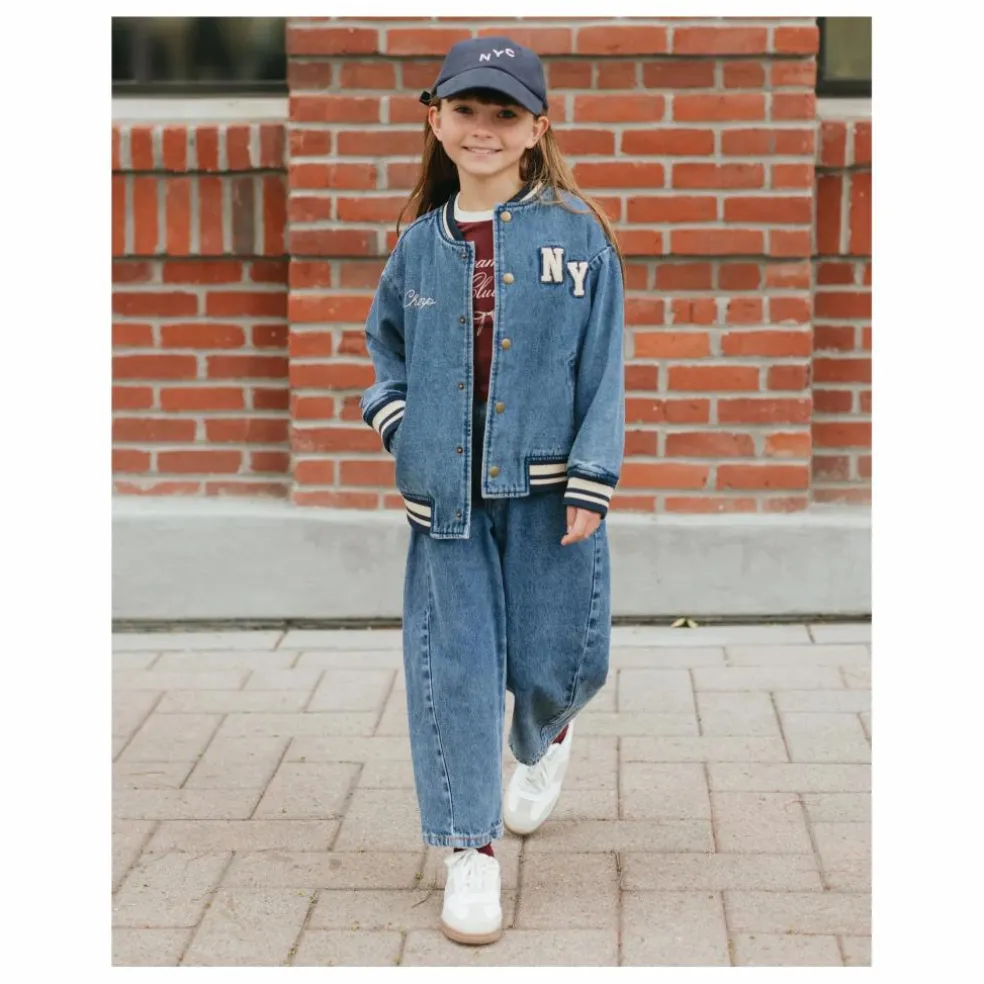 Bomber Varsity Mini | Denim