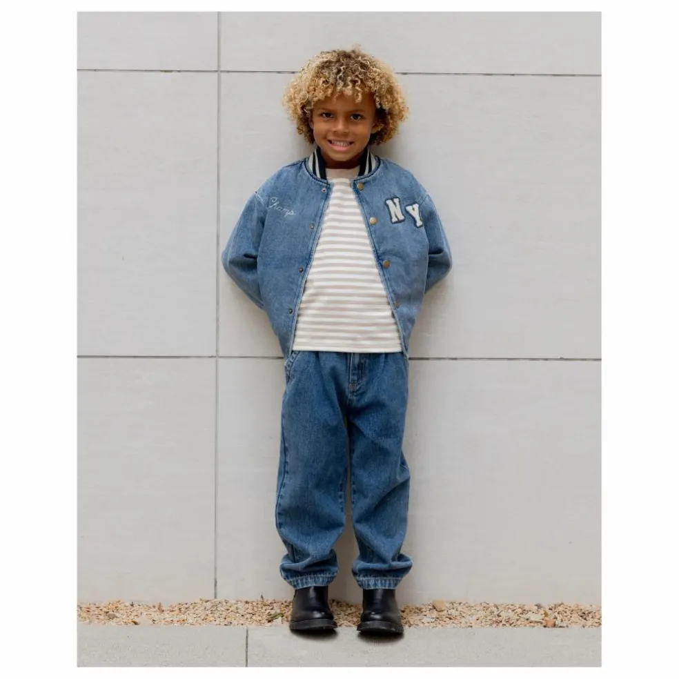 Bomber Varsity Mini | Denim
