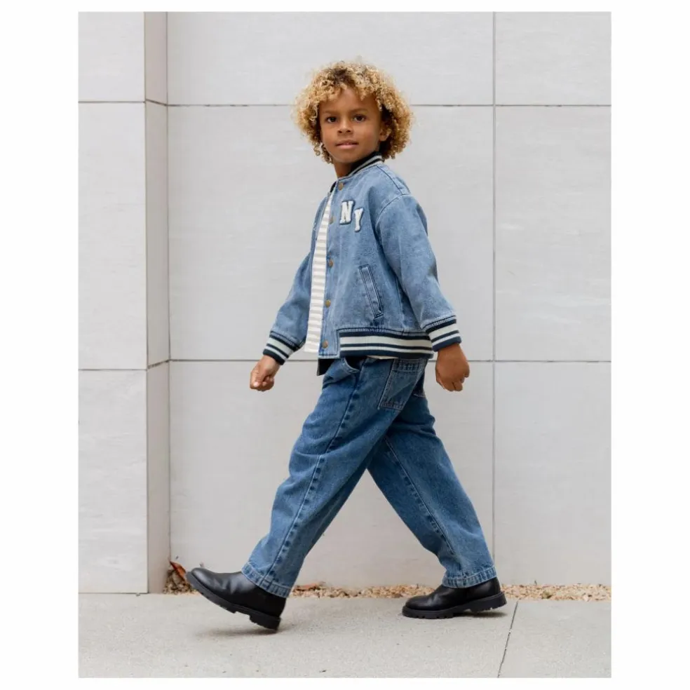 Bomber Varsity Mini | Denim
