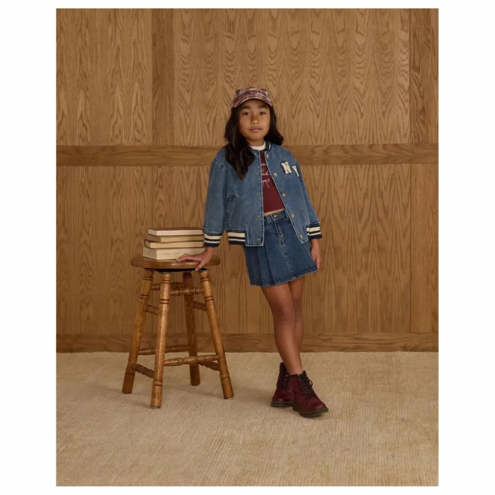 Bomber Varsity Mini | Denim