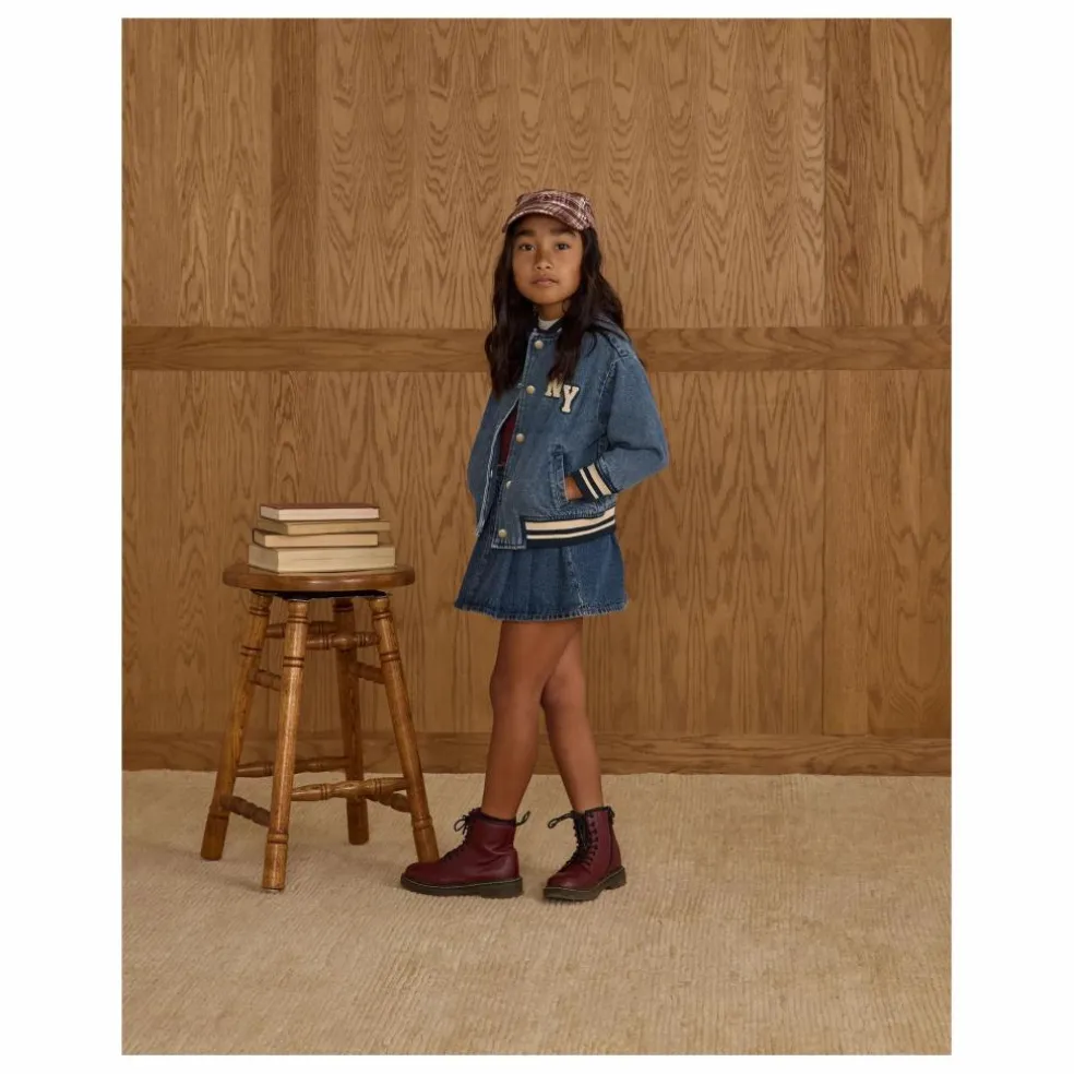 Bomber Varsity Mini | Denim