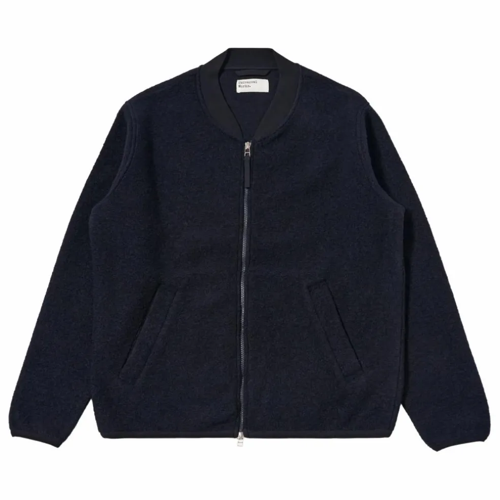 Bomber Zippé | Bleu marine