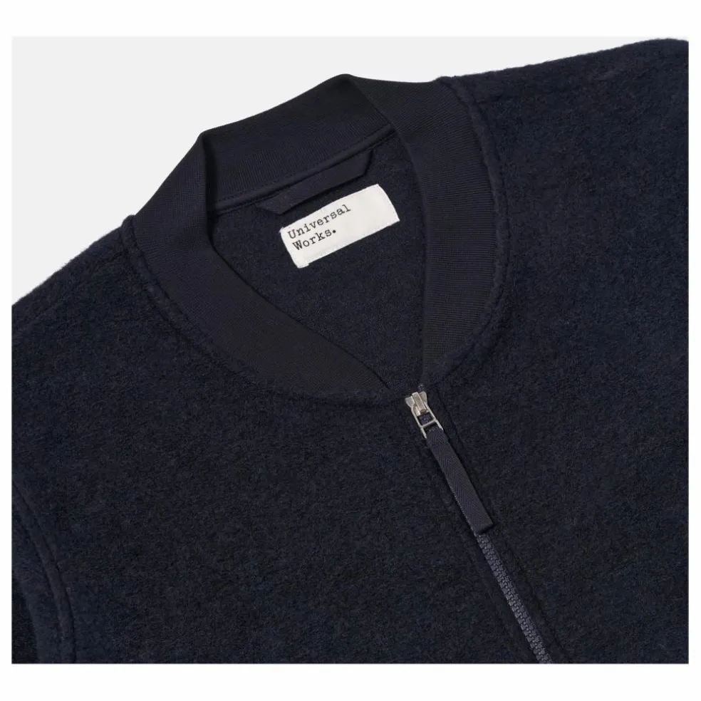 Bomber Zippé | Bleu marine